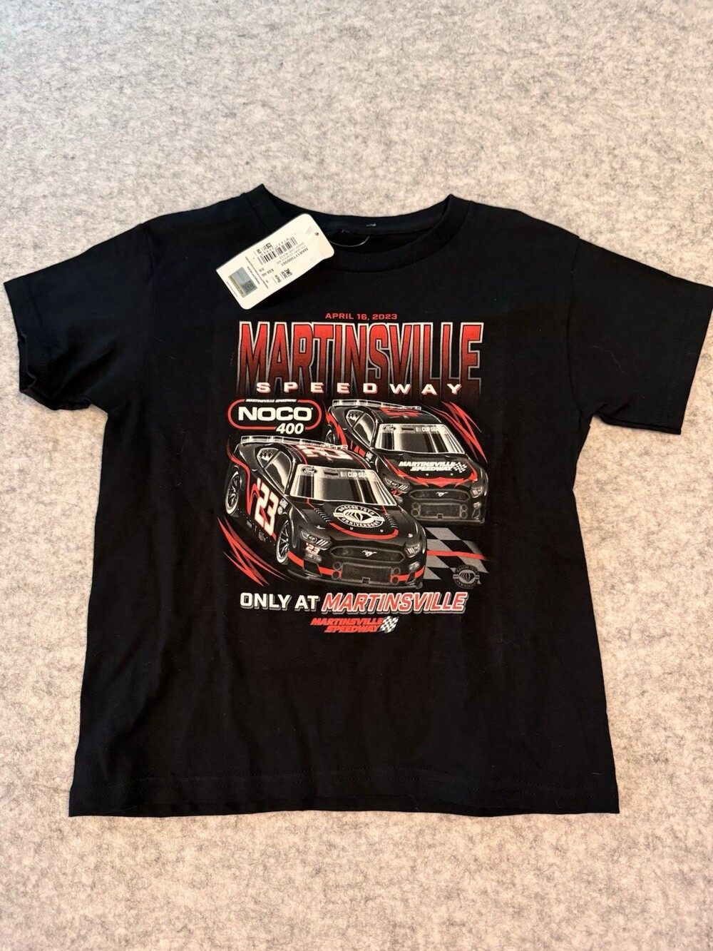 Martinsville Speedway Shirt Youth XS NASCAR Noco 400 Ra Tee April 2023 New